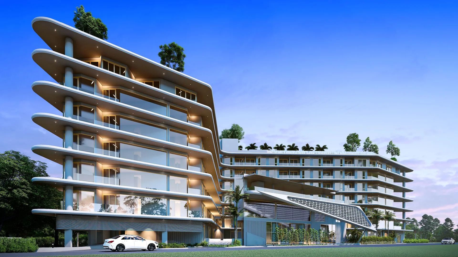 2-bedroom condo, 54 sqm