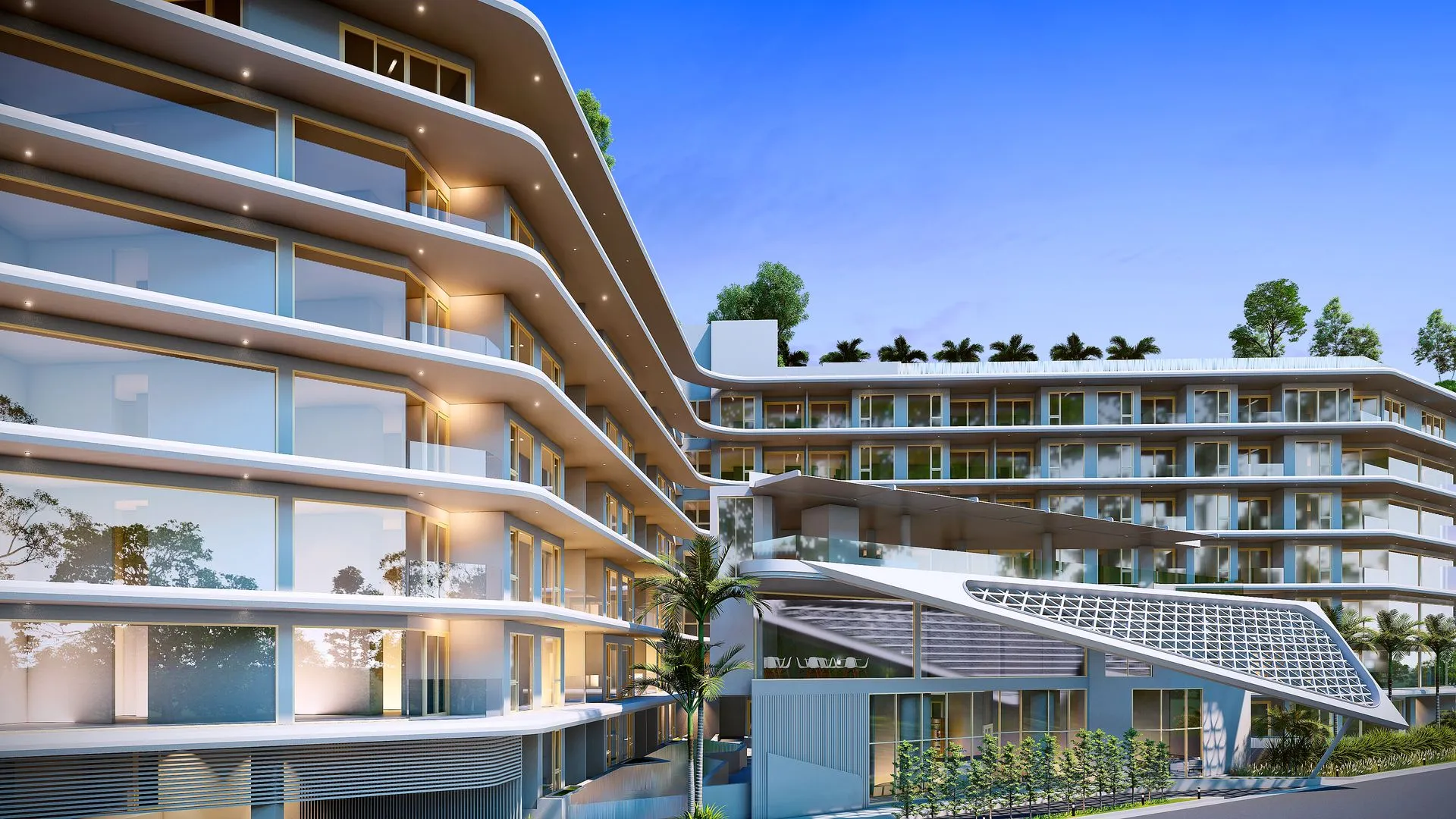 2-bedroom condo, 54 sqm