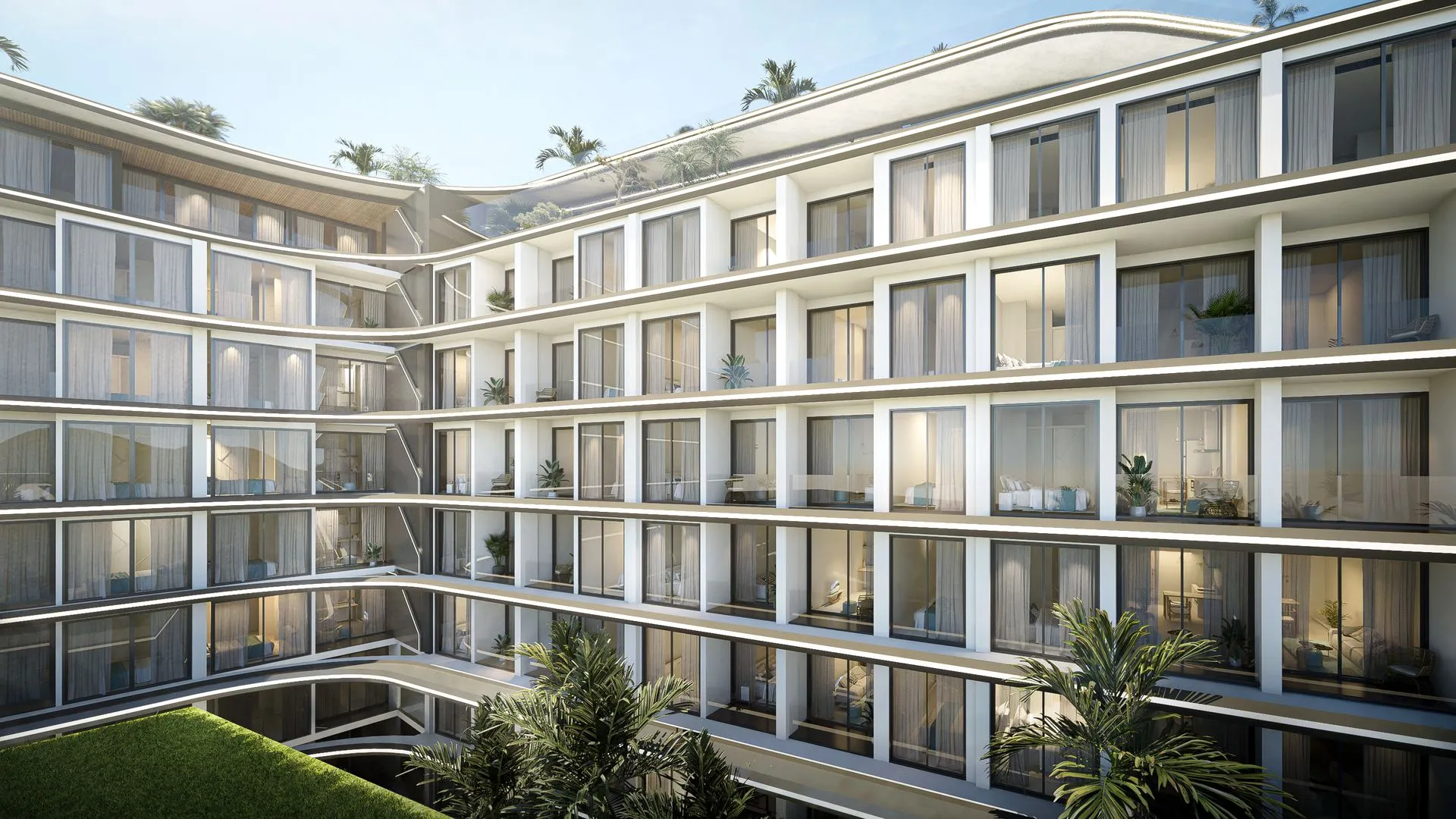 2-bedroom condo, 54 sqm