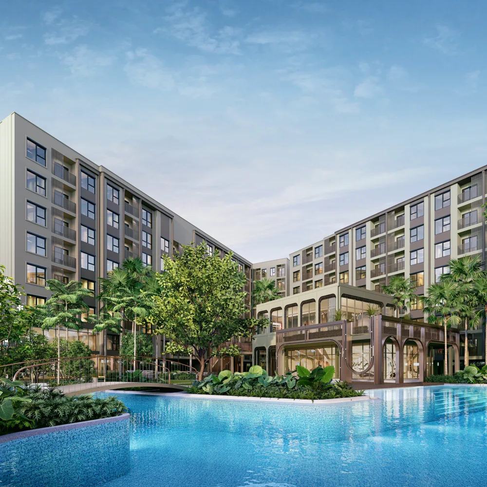 1-bedroom condo, 28 sqm