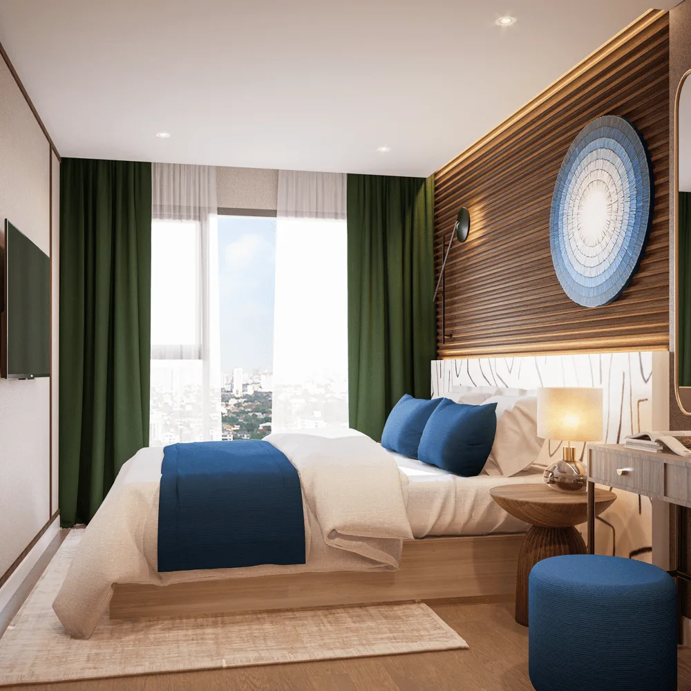 1-bedroom condo, 28 sqm