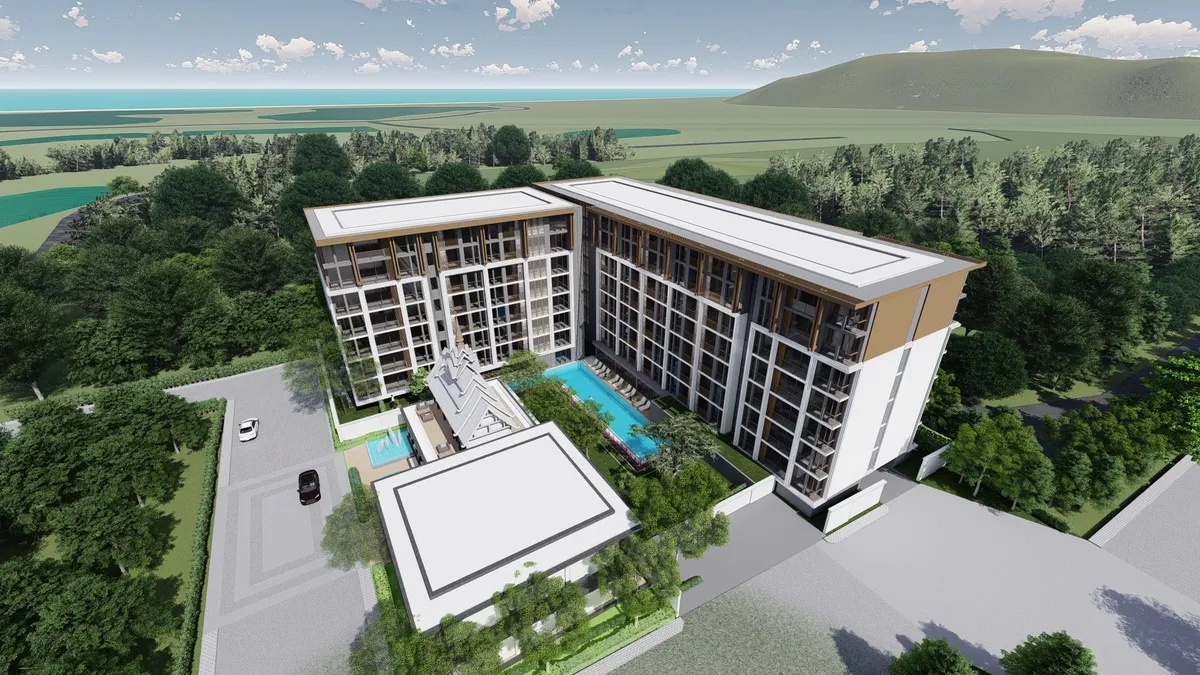 1-bedroom condo, 40 sqm