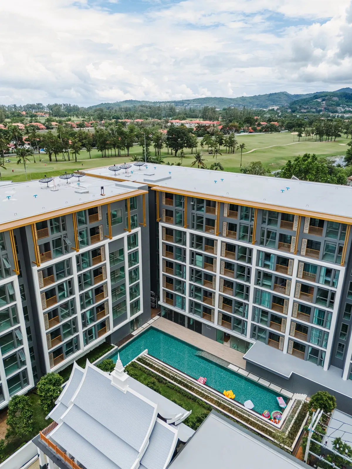 1-bedroom condo, 40 sqm