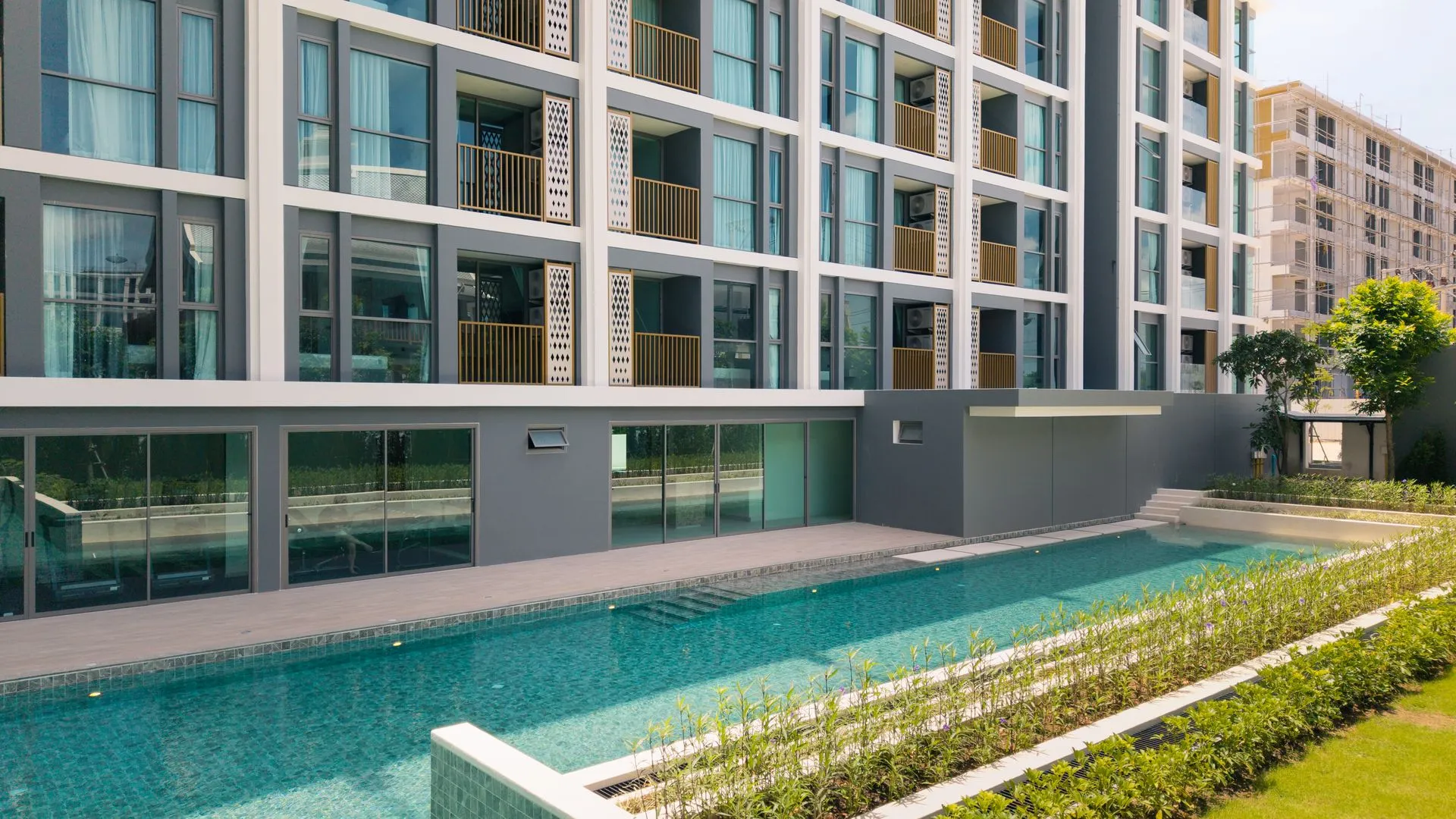 1-bedroom condo, 40 sqm