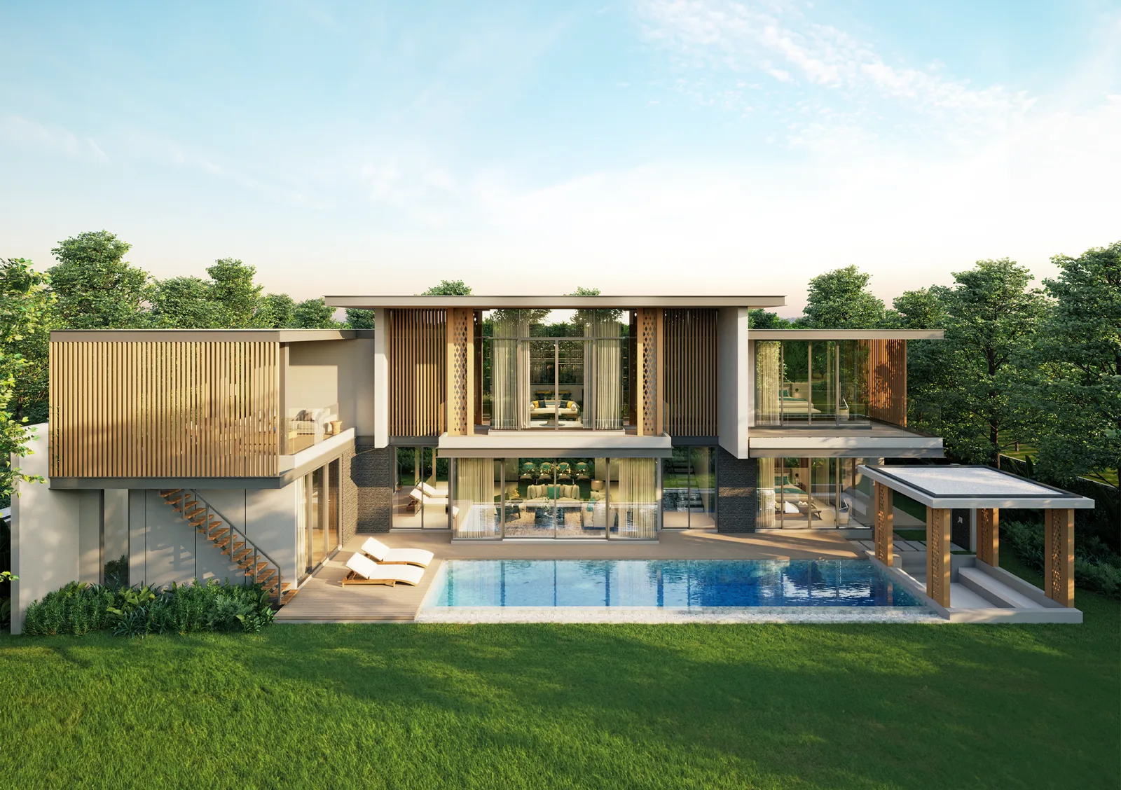 4-bedroom villa, 518 sqm