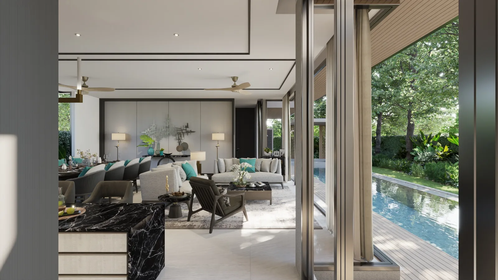 4-bedroom villa, 518 sqm