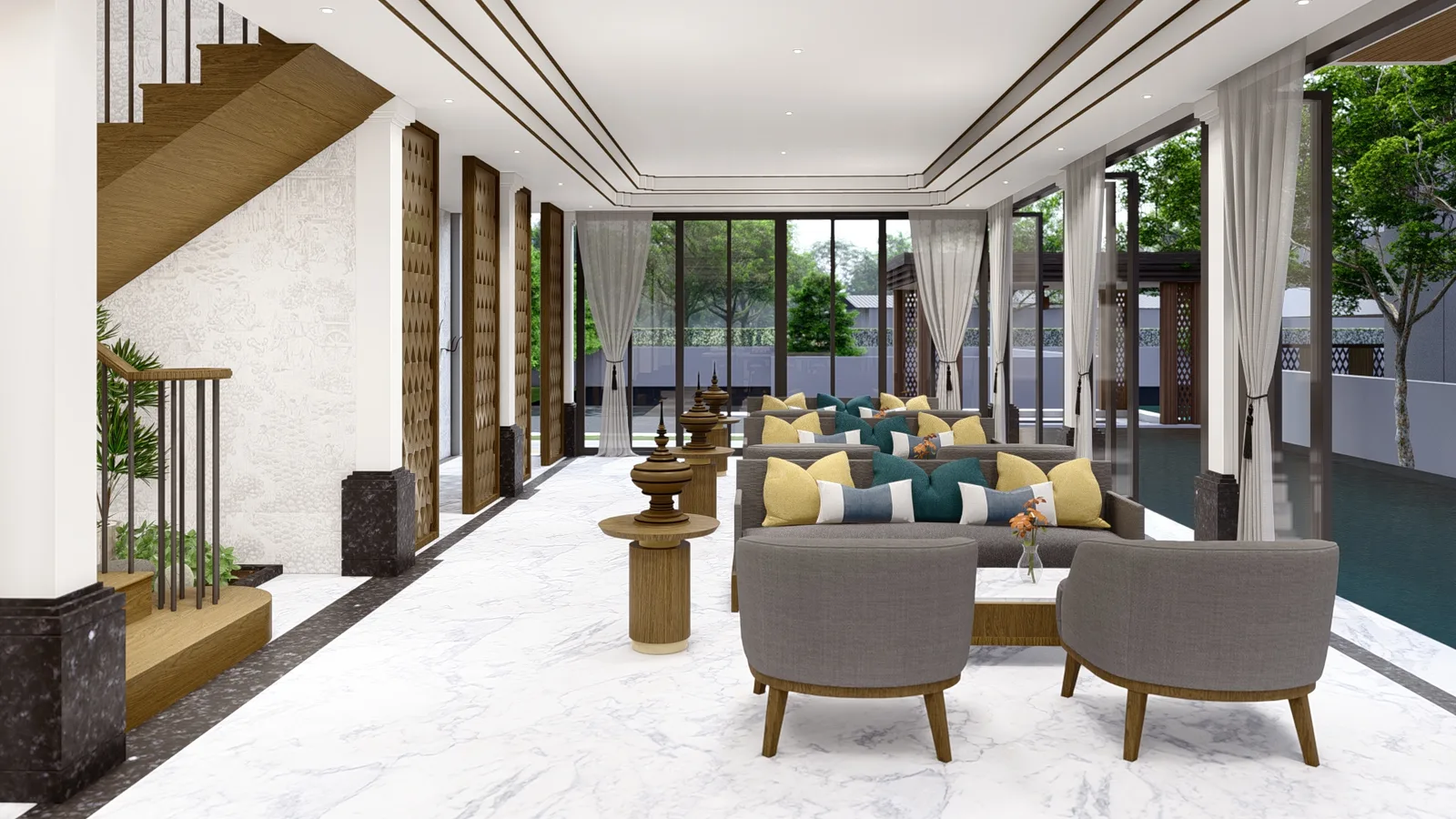 4-bedroom villa, 518 sqm
