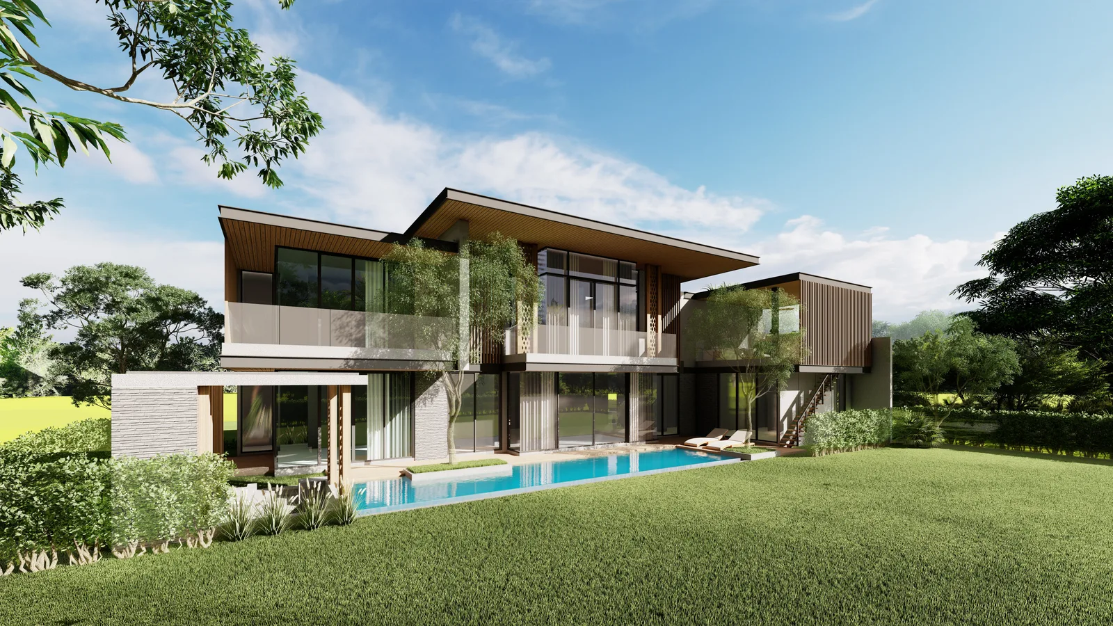 4-bedroom villa, 518 sqm