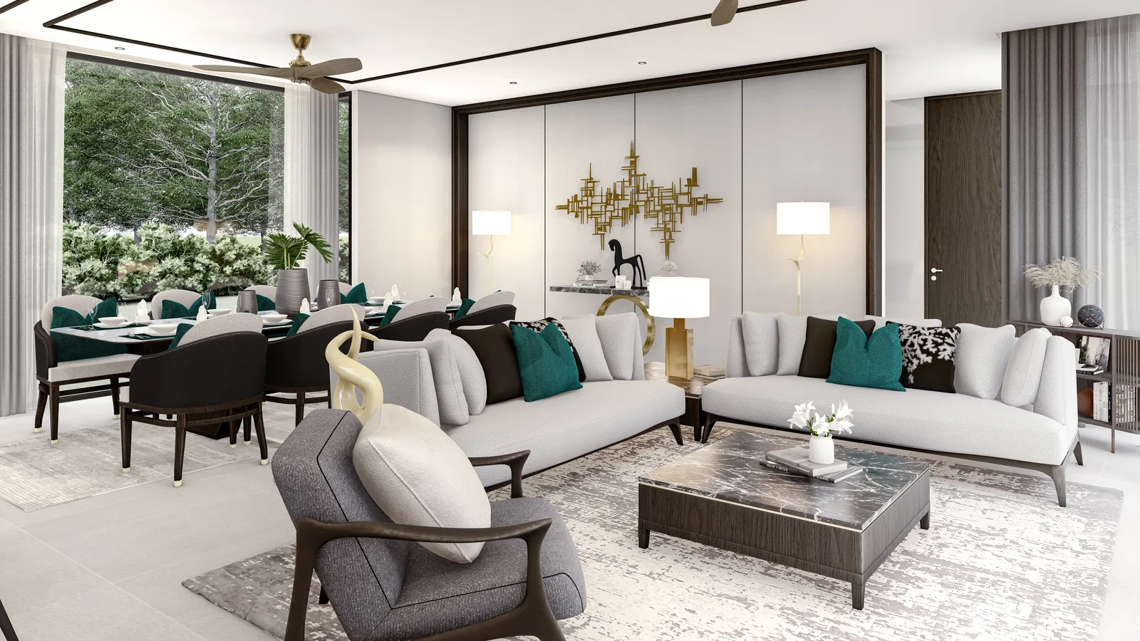 4-bedroom villa, 518 sqm