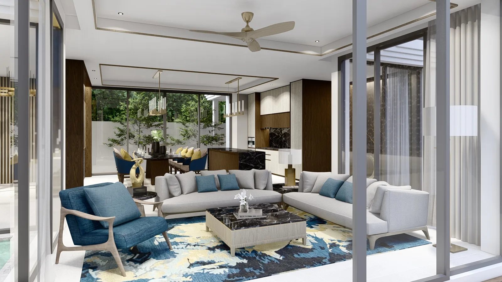 5-bedroom villa, 525 sqm