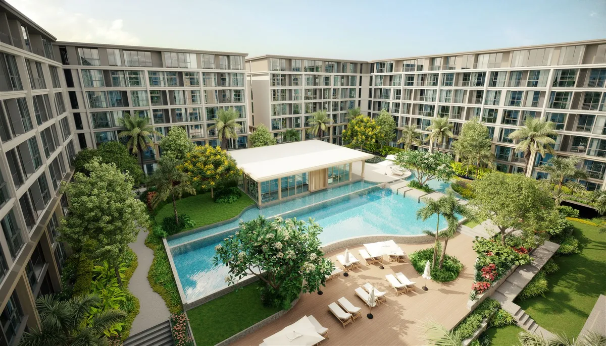 1-bedroom condo, 32 sqm