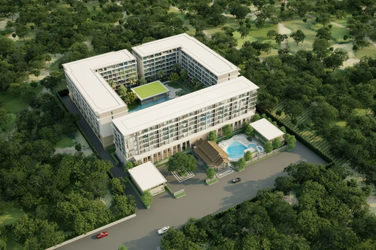 1-bedroom condo, 32 sqm