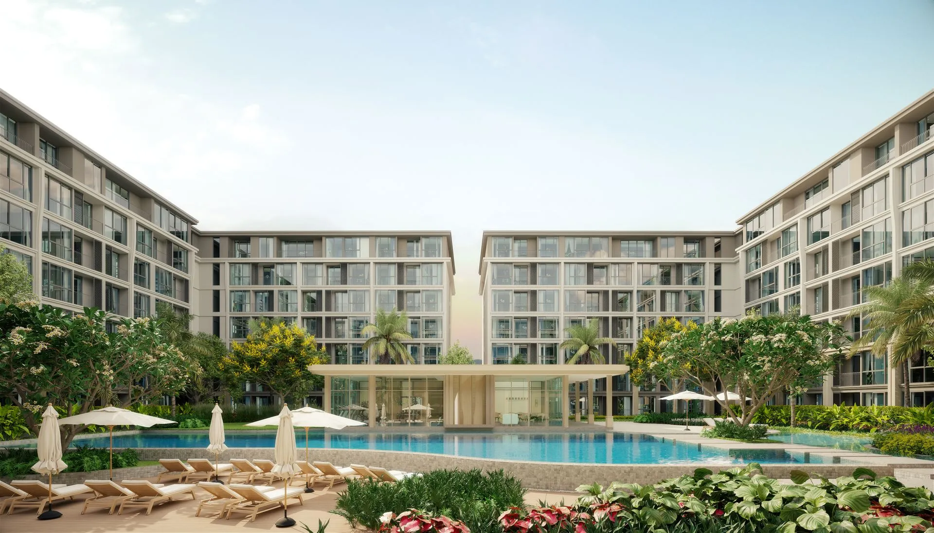 1-bedroom condo, 32 sqm