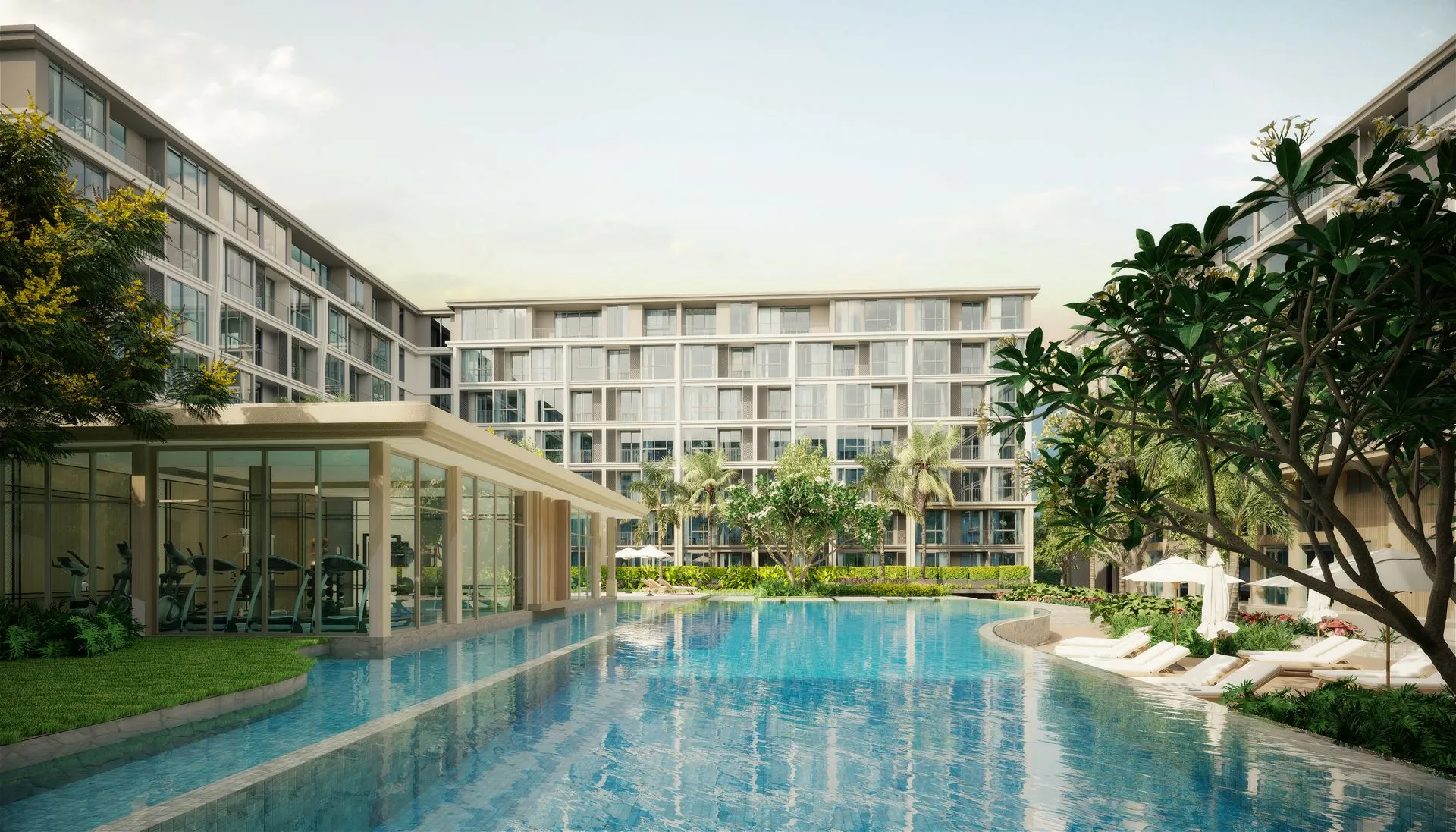1-bedroom condo, 32 sqm