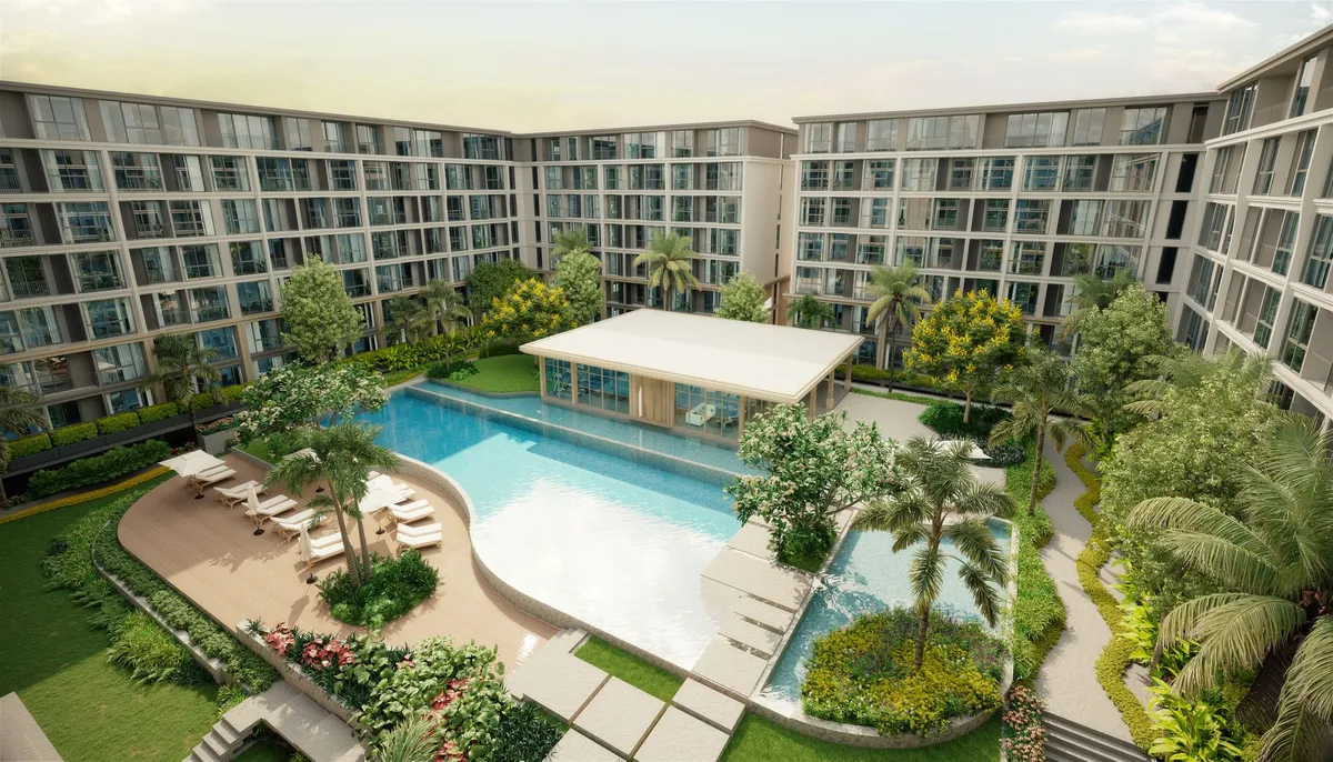 1-bedroom condo, 32 sqm