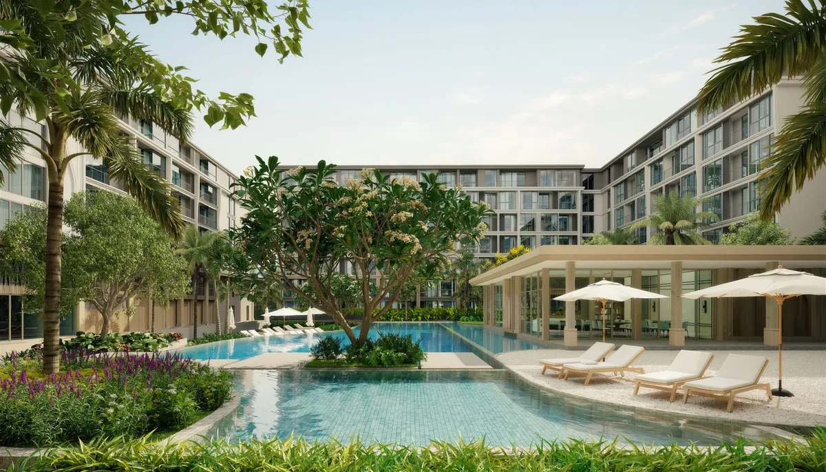 1-bedroom condo, 32 sqm