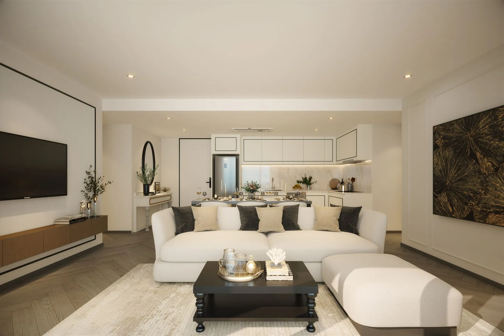 2-bedroom condo, 64 sqm