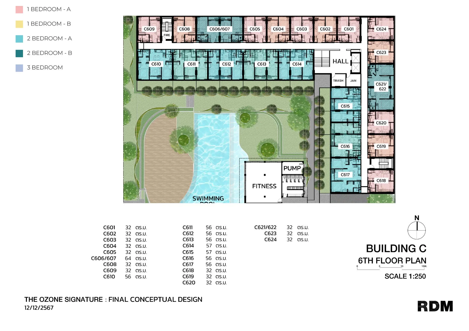 3-bedroom condo, 111 sqm