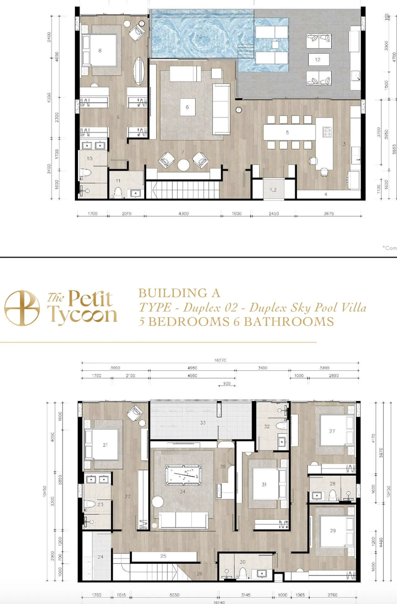 4-bedroom condo, 349 sqm