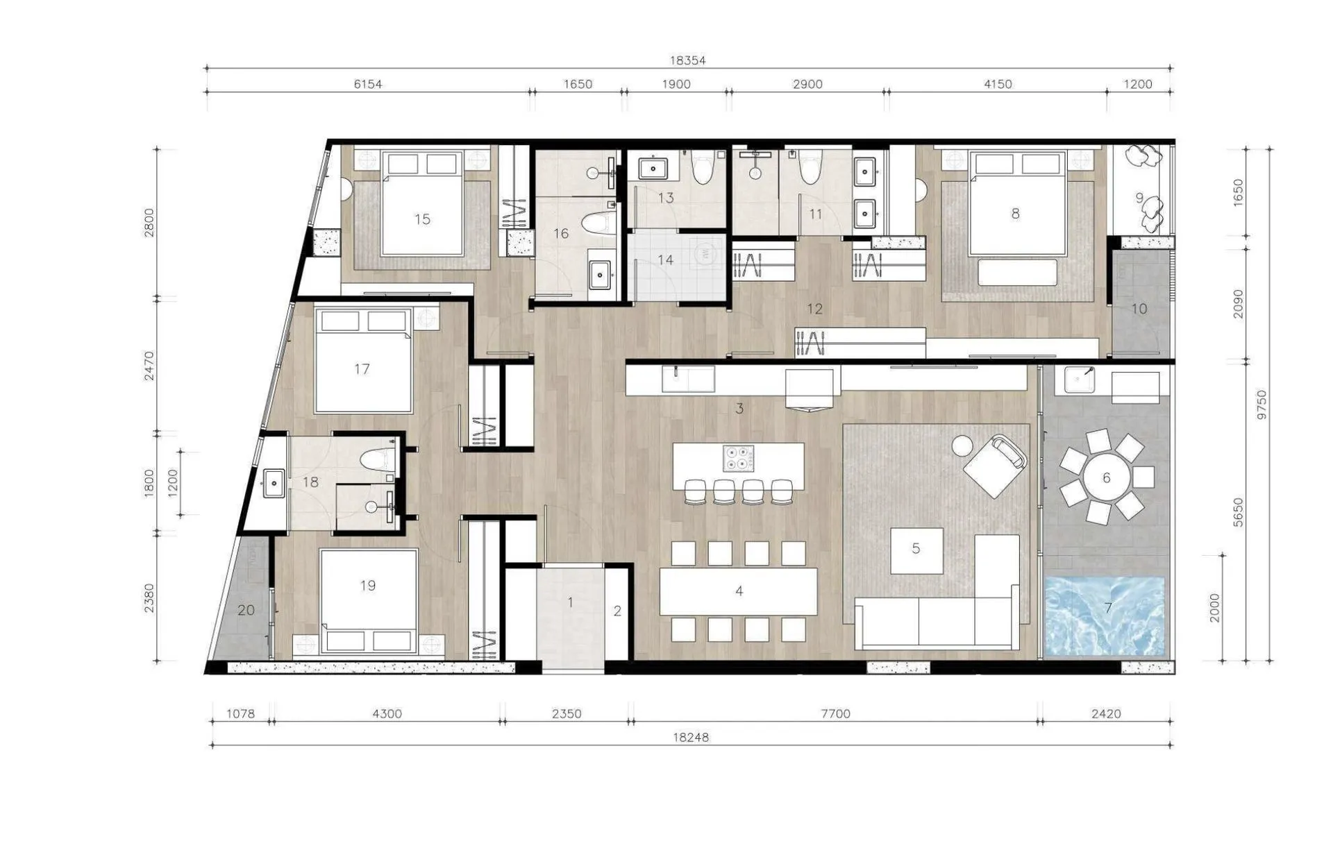Penthouse, 168 sqm