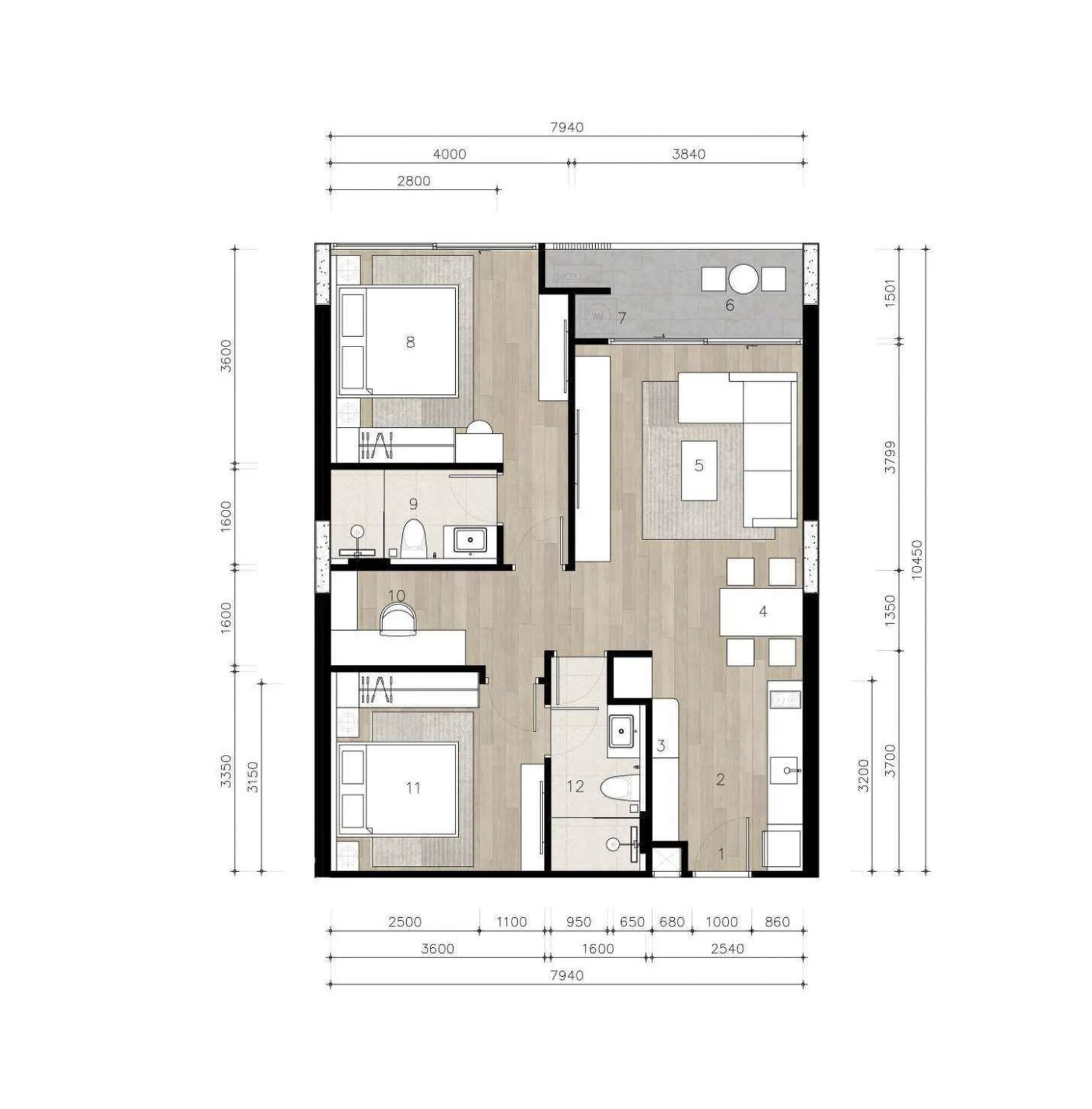 Penthouse, 168 sqm