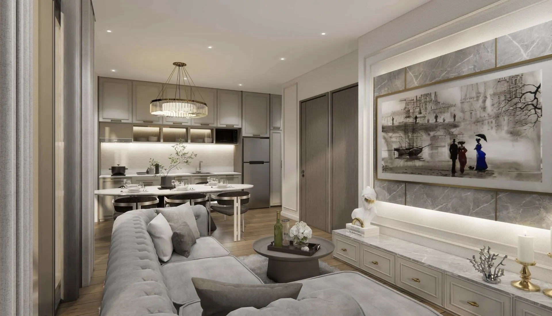 2-bedroom condo, 85 sqm