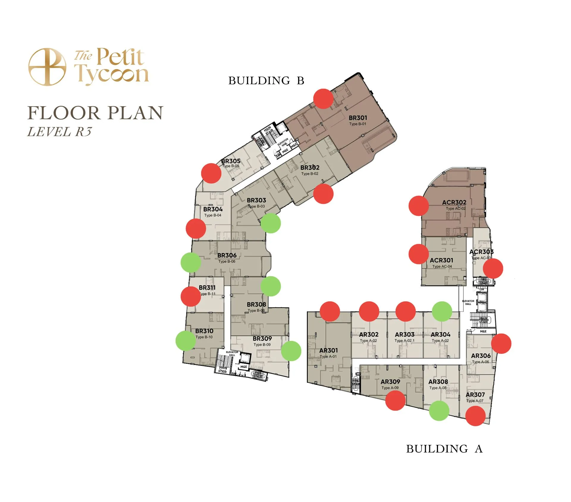 2-bedroom condo, 81 sqm