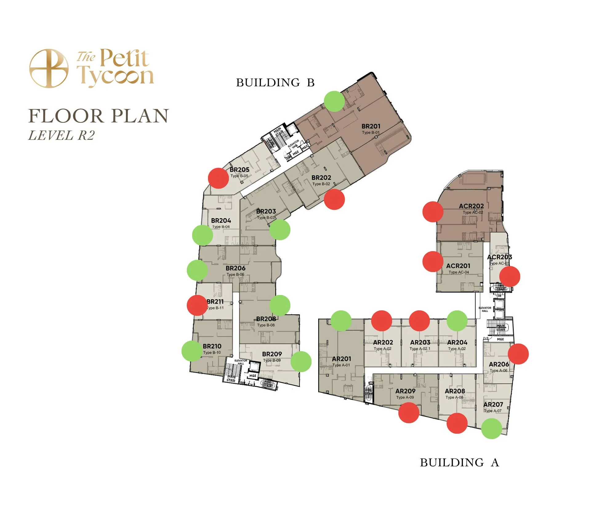 2-bedroom condo, 89 sqm