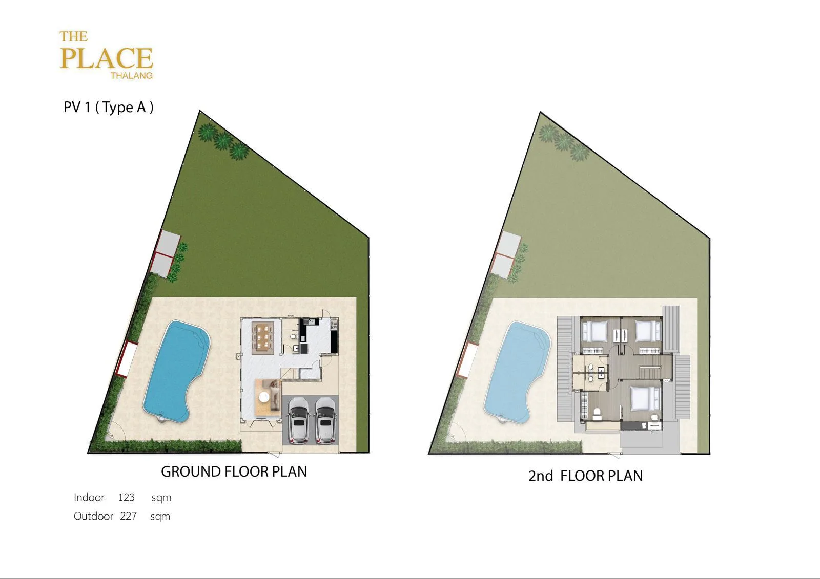 3-bedroom villa, 294 sqm