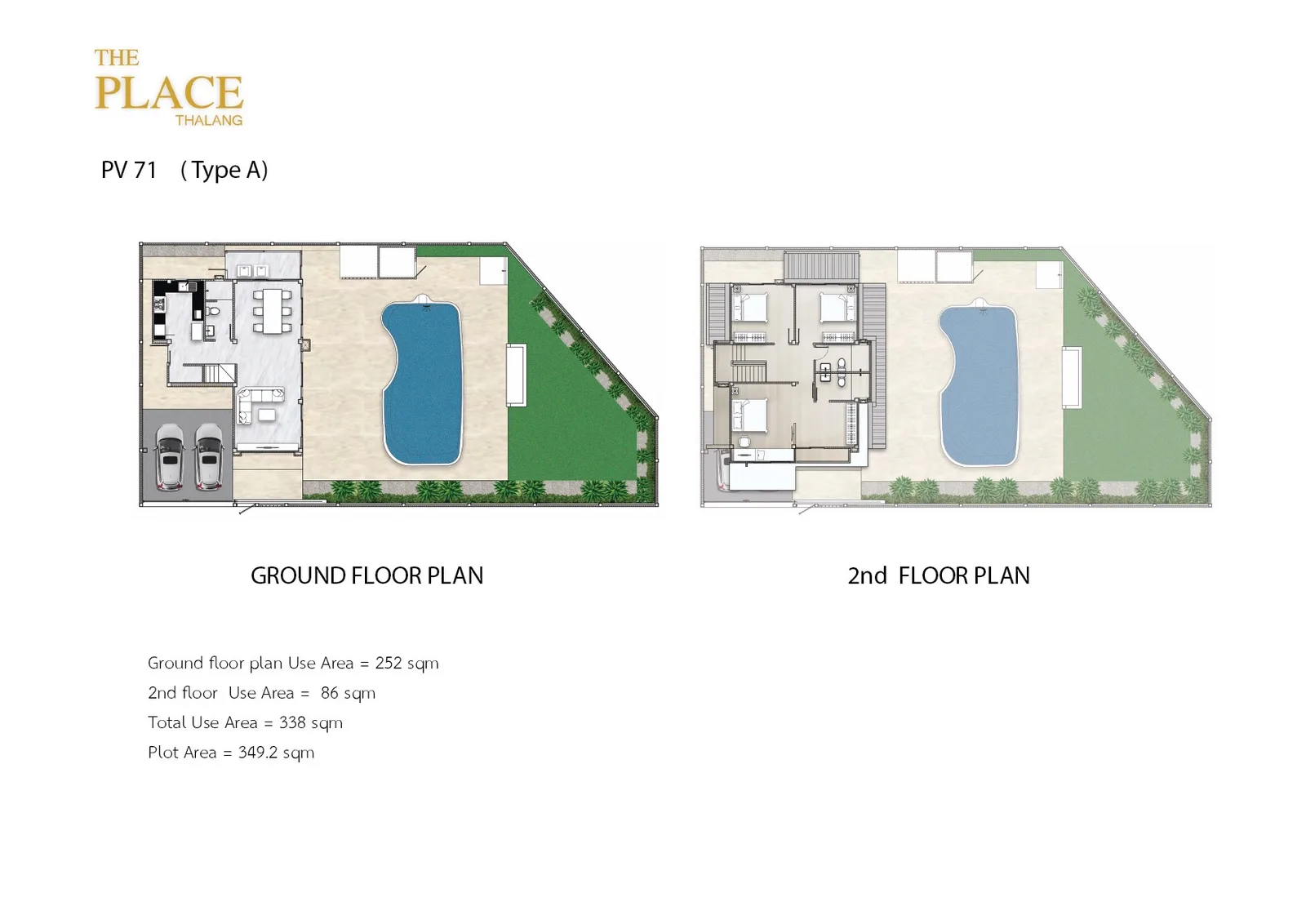 3-bedroom villa, 294 sqm