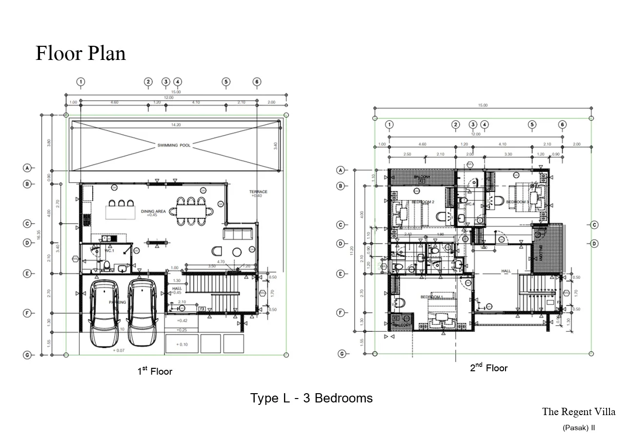 3-bedroom villa, 256 sqm
