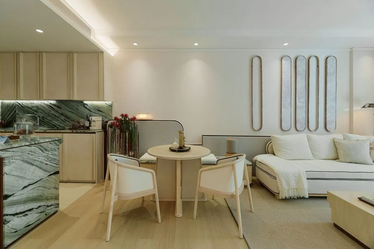 1-bedroom condo, 59 sqm