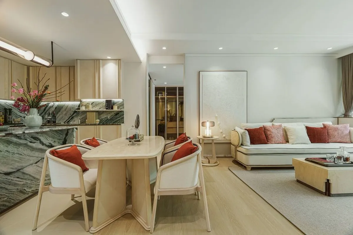 2-bedroom condo, 100 sqm