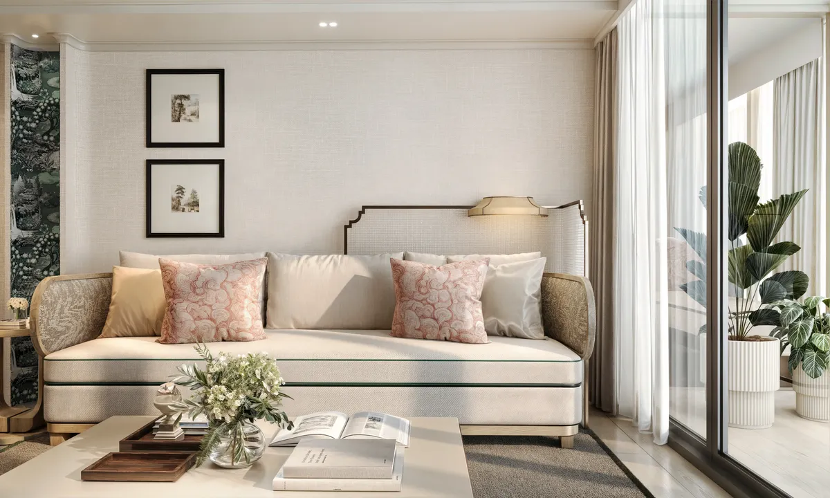 2-bedroom condo, 100 sqm