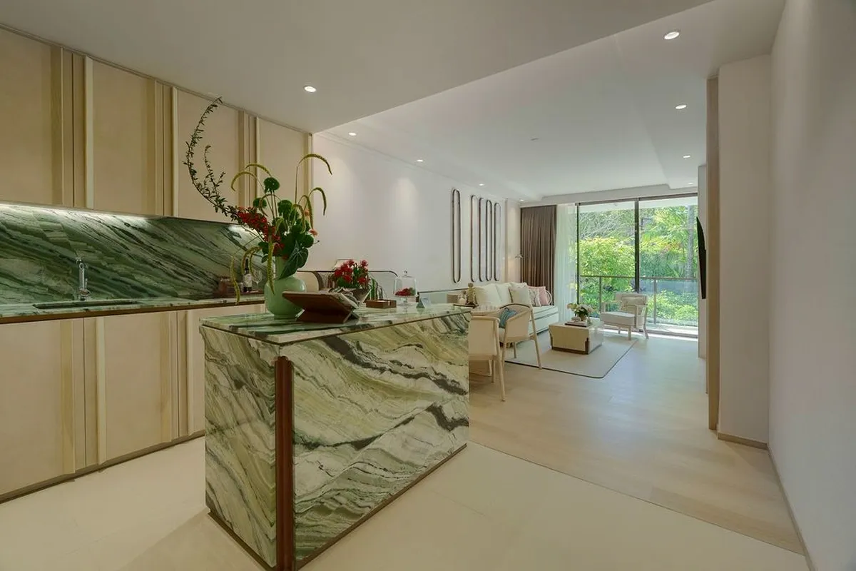 2-bedroom condo, 100 sqm