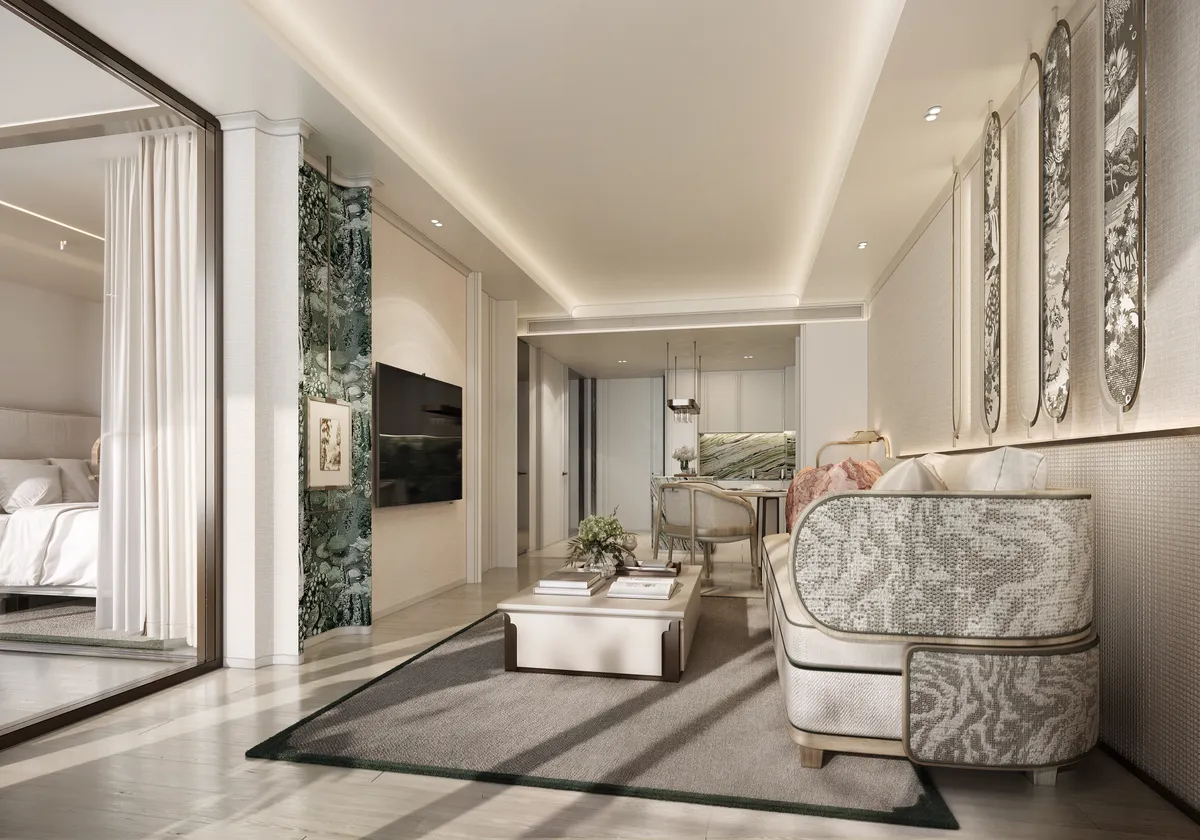 2-bedroom condo, 100 sqm