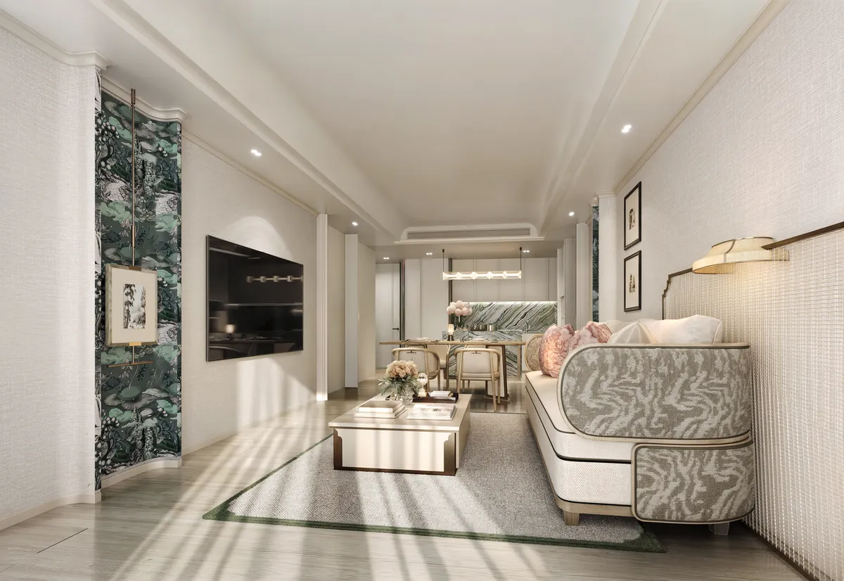 2-bedroom condo, 100 sqm
