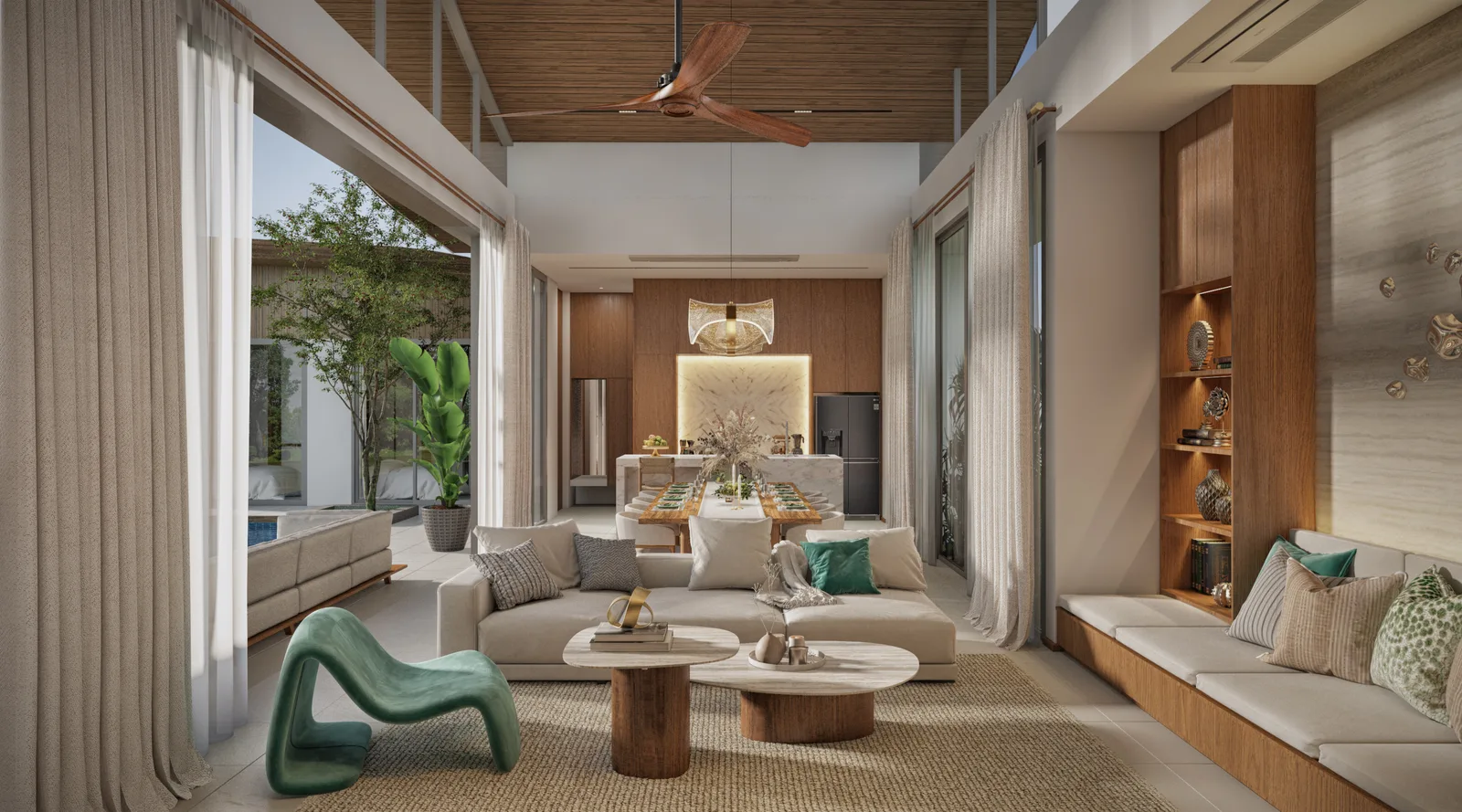 5-bedroom villa, 383 sqm