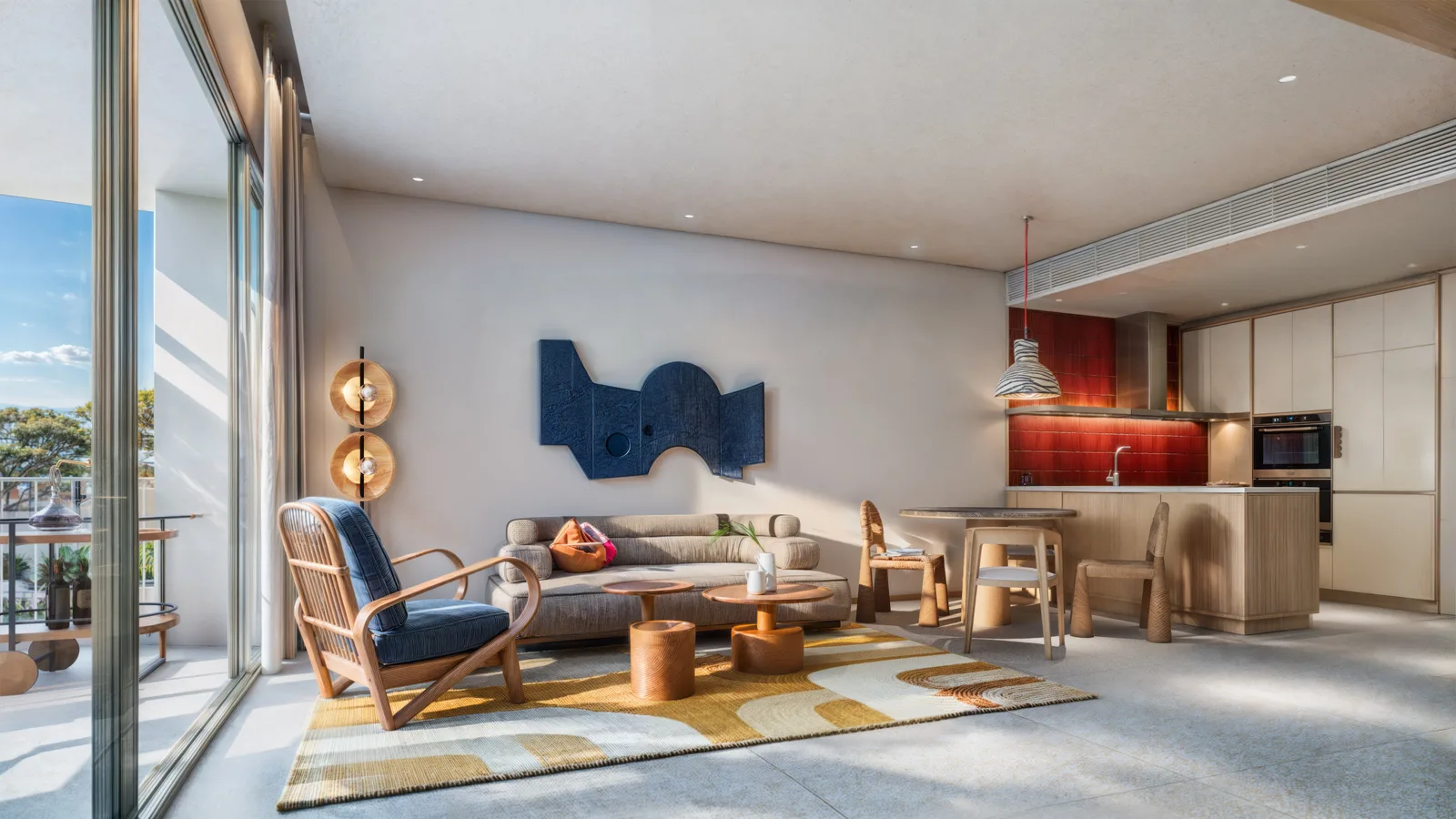 2-bedroom condo, 100 sqm
