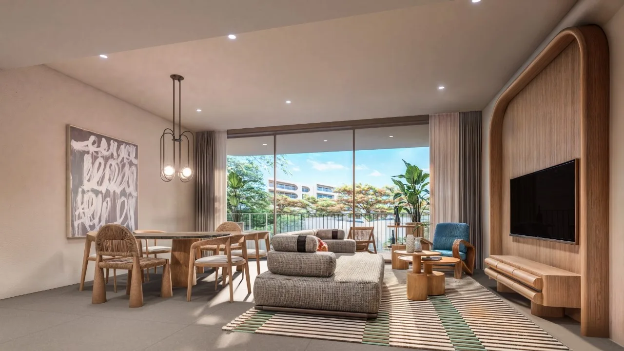 2-bedroom condo, 100 sqm