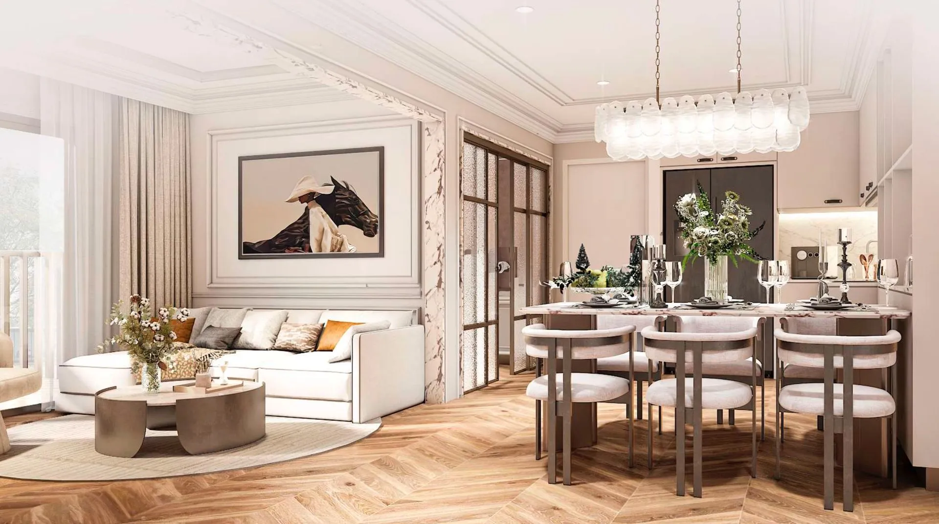 2-bedroom condo, 62 sqm