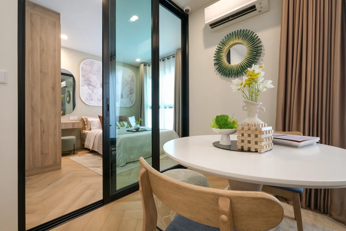 1-bedroom condo, 35 sqm