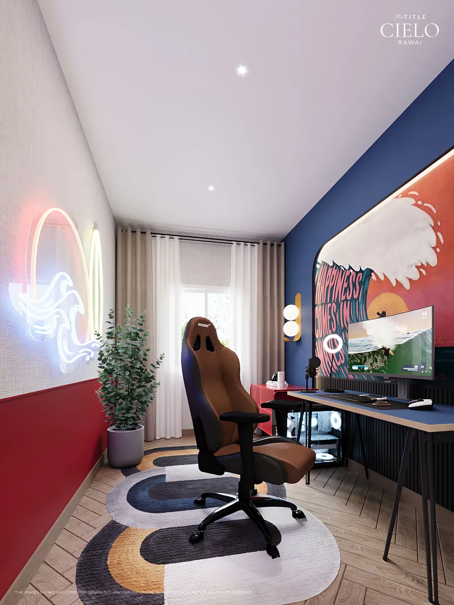 1-bedroom condo, 35 sqm