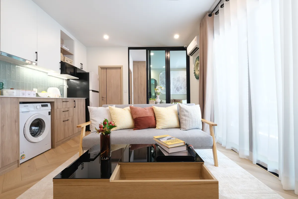 1-bedroom condo, 35 sqm