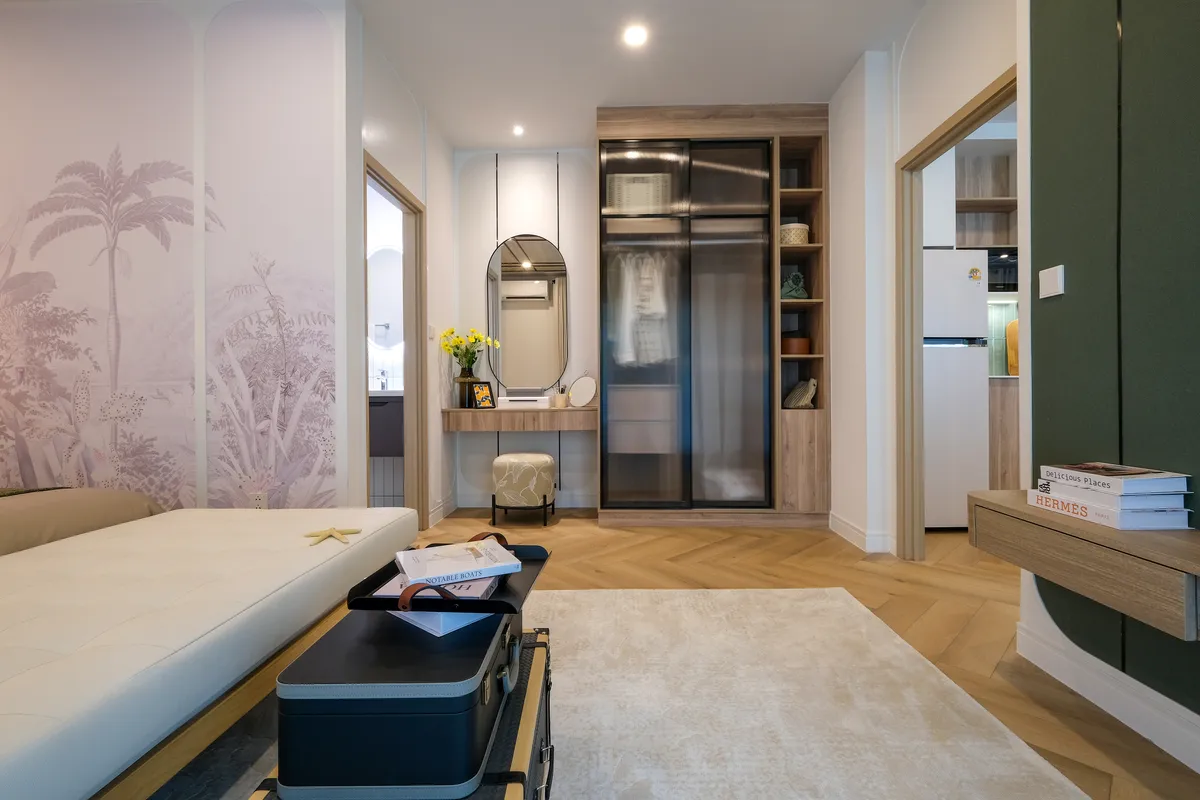 1-bedroom condo, 35 sqm