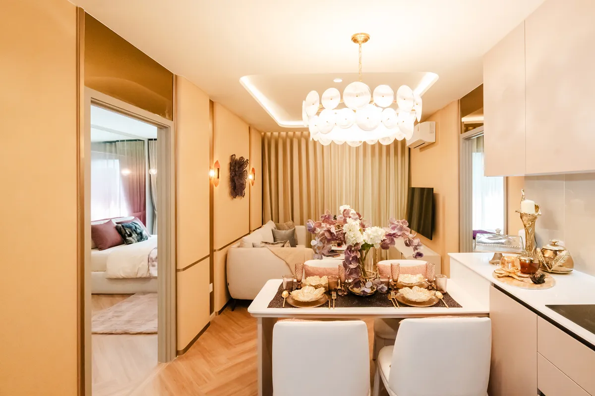 1-bedroom condo, 30 sqm
