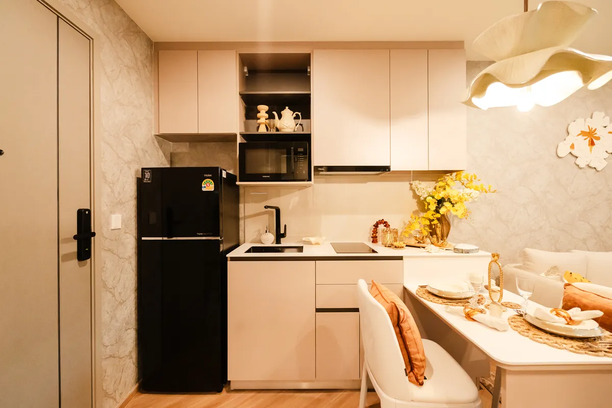 1-bedroom condo, 30 sqm