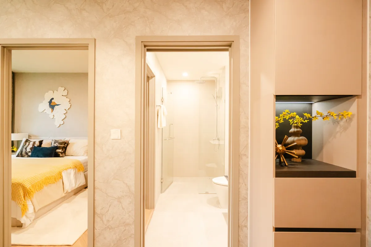1-bedroom condo, 30 sqm