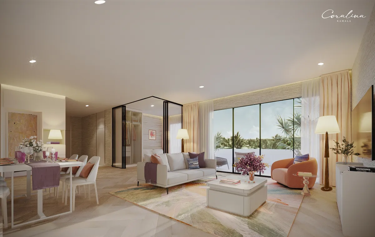 2-bedroom condo, 46 sqm