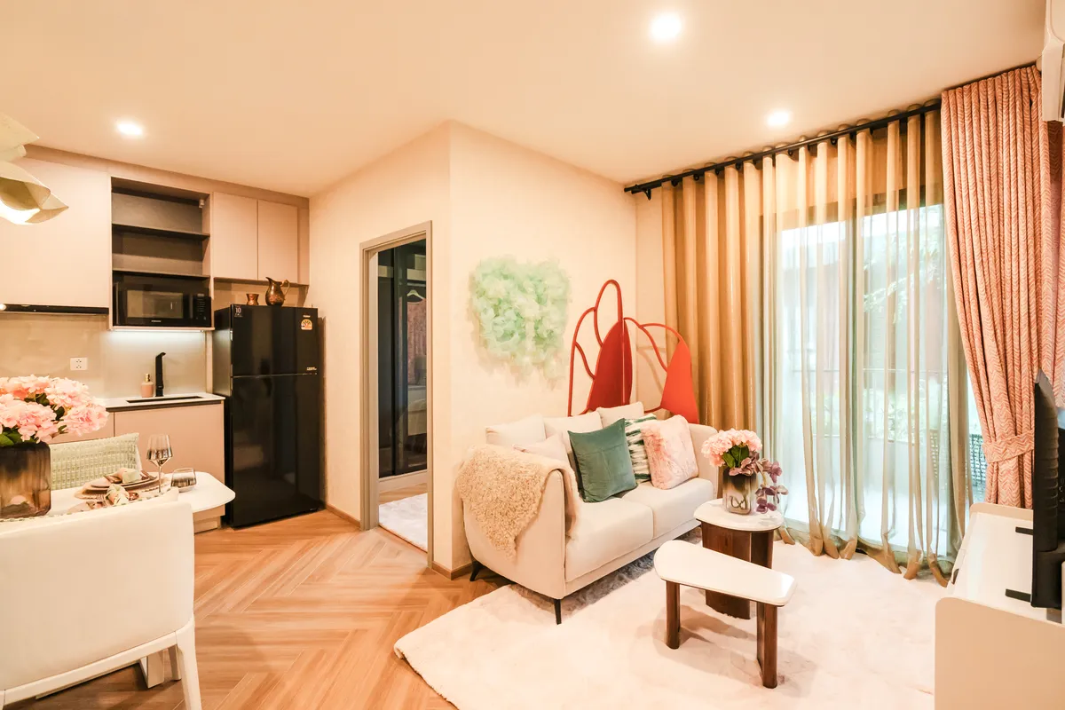 2-bedroom condo, 46 sqm